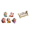 thumbnail image 1 of Figuras de resina en miniatura de para sofá, escultura de mesa, estatua adinerada, artesanía, simulación, muebles, juguete para dor, 1 of 8