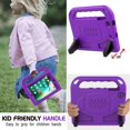 thumbnail image 4 of AVAWO Kids Case for iPad Mini 1 2 3 (Just fit Mini 1/2/3, Not Fit Mini 4/5)- Built-in Screen Protector Light Weight Shockproof Kids Cover for 7.9" iPad Mini 1st & 2nd & iPad Mini 3rd Generation-Purple, 4 of 8