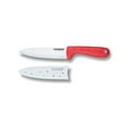 thumbnail image 4 of CERAMIC KNIFE: Red soft touch handle; White Ceramic Blade ... 3" Blade, 4 of 4