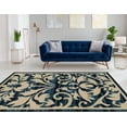 thumbnail image 2 of Capri Damask - Blue (65 x 93), 2 of 6