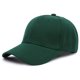 thumbnail image 1 of Gorra de béisbol de placa clara de color sólido verde de lana para mujer de voluntario, 1 of 5