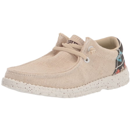 Roper Hang Loose Loafers - Tan Canvas Slip-On Shoes For Kids, Unisex, Lightweight & Comfortable