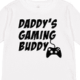 thumbnail image 4 of Inktastic Daddy's Gaming Buddy with Controller Boys or Girls Long Sleeve Toddler T-Shirt, 4 of 5