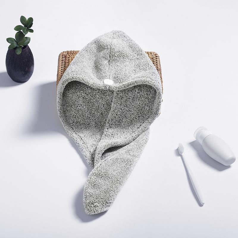 US Hair Towel Bamboo Fiber Quick Dry Hair Wrap Shower Head Cap Spa Turban Twist 