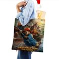 thumbnail image 4 of Paddington Bear Bolso de tela con estampado de lienzo para mujer, bolsa de compras reutilizable y estética, con cremallera interior, regalo para mujer,40*40cm., 4 of 6