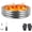 Silver, variant on 36 Inch Round Galvanized Fire Pit Ring,  Round Galvanized Fire Ring, 3  Diameter Fire Pit, Outdoor Pits for Backyard, Camping, Bonfire