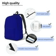 thumbnail image 5 of Balery Navy Vintage Canvas Backpack for Men and Women - Large Capacity, Durable Travel Laptop Bag for School, Work, Hiking, and Outdoor Activities, 5 of 7