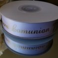thumbnail image 1 of HLONK 7/8”25Yds Satin Ribbon Metallic ” Mi Primera Comunion”/1st Communion, 1 of 2