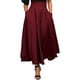 thumbnail image 3 of Falda plisada de verano para mujer, falda de cintura alta para uso diario, falda larga elástica versátil, falda informal, falda de color liso, falda de línea A, falda de verano de moda,, 3 of 4