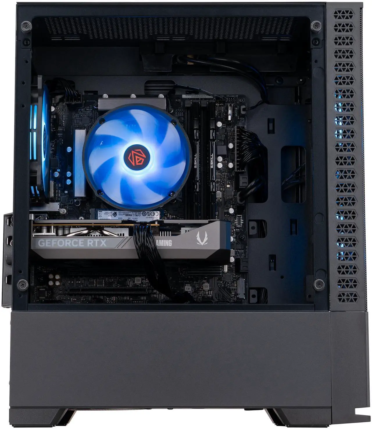 ABS Cyclone Aqua Gaming PC - Windows 11 - Intel Core i5-14400F - RTX 5060 8GB - DLSS 4 - AI-Powered Performance - 32GB DDR4 3200 - 1TB M.2 NVMe SSD - CA14400F50605