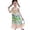 BJUTIR528-Green, variant on BJUTIR Girls Pants Summer Toddler Casual Jumpsuit Strapless Floral Print Wide Leg Romper Lightweight Breathable Playwear Leisure Pink Trousers Size 2-3 Years