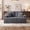 Grey, variant on Eyisean 66.5'' Boneless Cloud Loveseat Deep Seat Sofa, 2-Seater Corduroy Upholstered Couch with Cup Holder & Side Pocket, Washable Cover, No Assembly Required, Modern Sofa Couches for Small Space