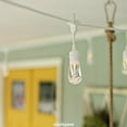 Enbrighten Vintage LED Café String Lights, 12ft, White Cord, 35643