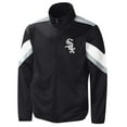 thumbnail image 2 of Men's G-III Sports by Carl Banks Black Chicago White Sox Earned Run Full-Zip Jacket, 2 of 3