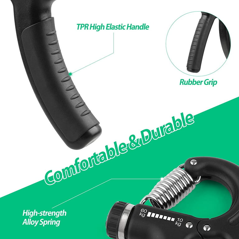Vitruvian Grip 10-100Kg Adjustable Hand Grip Strengthener – Vitruvian Power