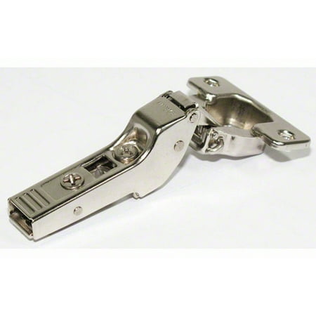 Nickel Screw Bell Blum 71T5650 CLIP Top Partial Overlay Screw-On Cabinet Door Hinge with 120-Degree Opening Angle and Self Close Function ()