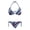 American Flag Print, variant on Pride Rainbow Love Print Ladies Two Piece Bikini Swimsuit Set Lightweight Halter Triangle Bathing Suit Women Swimwear for Beach Pool