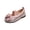 Pink, variant on Pink Little Kids Girls Sequins Bow Flat Loafers Soft Sole Princess Shoes For Summer Spring Casual Pu