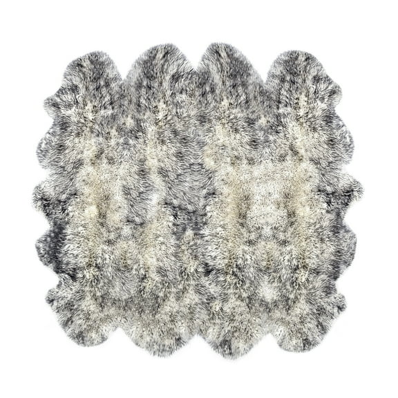 Zealand Sheepskin Octo Rug 7x6 100% Natural Soft Durable