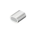thumbnail image 4 of M3 Aluminum Oval Sleeve 3.3mm(1/8") Steel Wire Rope Ferrule 20 Pcs, 4 of 5