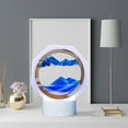 thumbnail image 4 of xjwjuw Moving Sand Art Lamp – 6.69in Sandscape Lamp, 360° Rotating Quicksand Light, USB RGB Color Changing Table Lamp, Liquid Sand Art for Bedroom, Living Room, Desk Decoration, Gift Ideas, 4 of 7