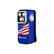 Olight Oclip Pro S Multifunctional EDC Clip Light, 600 Lu White, UV, RGB (Stars & Stripes Edition)