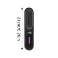 thumbnail image 2 of Cordless Hair Brush Portable Straightening Comb with LCD Display Ceramic Heating Technology for Effortless Hair Styling and Damage- Results, 2 of 3