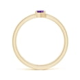 thumbnail image 2 of ANGARA Natural Tilted Marquise Amethyst Solitaire Split Shank Ring in 14K Yellow Gold for Women (Size-5x2.5mm) | February Birthstone, Anniversary, Jewelry Gift for Women | Natural Amethyst Ring, 2 of 9