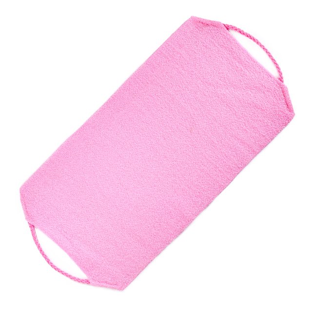 Penkiiy Exfoliating Back Scrubber with HandlesNylon Back Exfoliator Back Washers Scrubbers Stretchable Pull Strap Exfoliating Washcloth