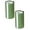 2Pack Green, variant on 2Pcs Cylindrical Wall Mount Paper Towel Dispenser Holder Box for Bathroom Kitchen No Drill Adhesive PET Material Space Saving Multi Functional Storage (Clear)
