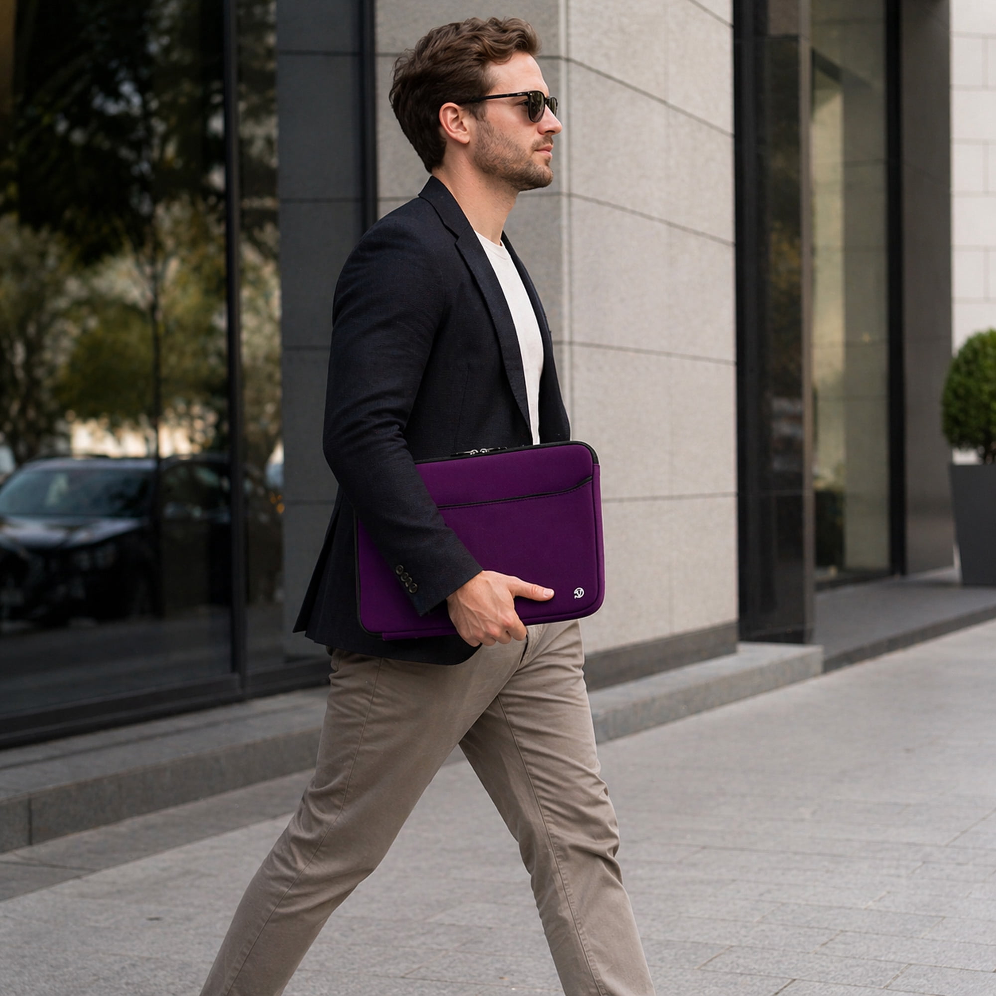 Slim Neoprene Laptop Sleeve 13–13.3 Inch – Lightweight Protective Carrying Case with Zipper, Travel-Friendly Notebook Cover for MacBook, Dell, HP, Lenovo