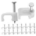 thumbnail image 4 of OUNONA Cable Clips with High Carbon Steel Nails for Cable Organization 500Pcs, 4 of 7