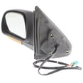 thumbnail image 3 of Mirror Compatible With 2002-2009 Chevrolet Trailblazer GMC Envoy Left Driver Side Heated In-housing Signal Light Textured Black Kool-Vue, 3 of 7