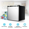 thumbnail image 4 of STAKOL 1.1 cu.ft. Compact Single Door Mini Upright Freezer w/Stainless Steel Door Dorm, 4 of 10