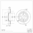 thumbnail image 2 of Rear Dynamic Friction Company GEOSPEC Coated Brake Rotor 604-47044, 2 of 2