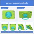 thumbnail image 3 of Dteck for iPad mini Case 7.9" with Screen Protector, 360 Rotating Handle Grip Stand Crossbody Shoulder Strap, Dteck Full Body Drop-Proof Kids Case for Apple iPad mini 5/4/3/2/1 7.9 Inch,Green, 3 of 6
