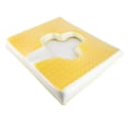 thumbnail image 2 of LAZIOEGR Yellow Memory Foam Sitting Pad with Gel, Triangular Slope T Shaped Nursing Cushion for Chair and Car Seat, Tailbone Relief Butt Pillow, 17.32 x 14.96 x 2.36 inches / 44 x 38 x 6 cm, 2 of 9