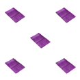 thumbnail image 2 of Justharion 1/2/3/5 Exquisite Crafted Rug For Bathroom Quick-drying No Shedding Prompt And Strong Vibrant Purple 40cm*60cm 5PCS, 2 of 6
