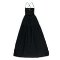 thumbnail image 5 of Vestido elegante sin mangas para mujer - Vestido de cóctel con corte en A, 5 of 5