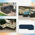 thumbnail image 7 of COVERS&ALL L Shape Sectional Sofa Cover, 12 Oz, Waterproof & UV-Resistant, Ideal for Indoor/Outdoor (Right Side Sofa, 90" x 120" x 33" x 35", Blue), 7 of 7