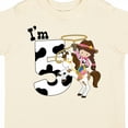 thumbnail image 4 of Inktastic I'm Five-cowgirl Riding Horse Birthday Girls Toddler T-Shirt, 4 of 5