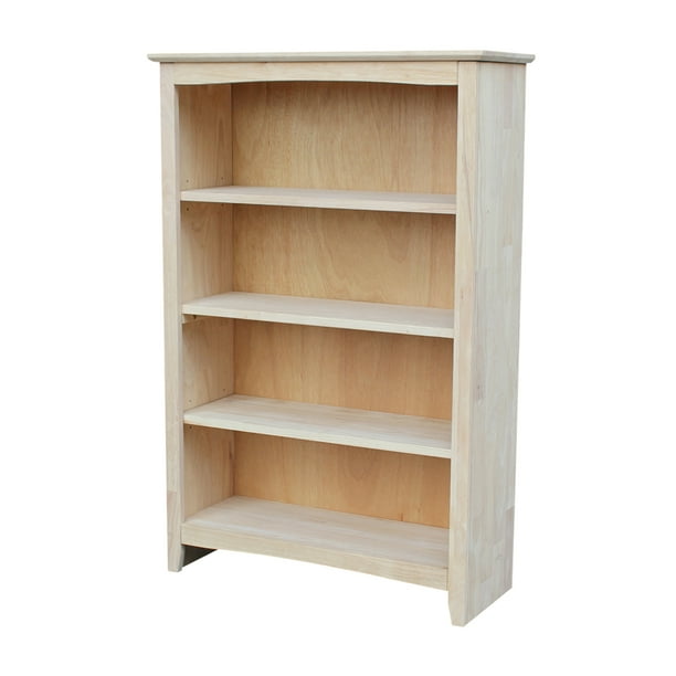 International Concepts Shaker Bookcase 48 H Walmart Com Walmart Com