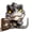 Little Dinosaur Piggy Bank Model L, variant on Mysterious Primal Raptor Wood Jigsaw Puzzle with Hidden Prehistoric Creatures, Irregular Shards in Vibrant Mosaic Dinosaur Art, Unique Fossil-Seeker Gift, Small