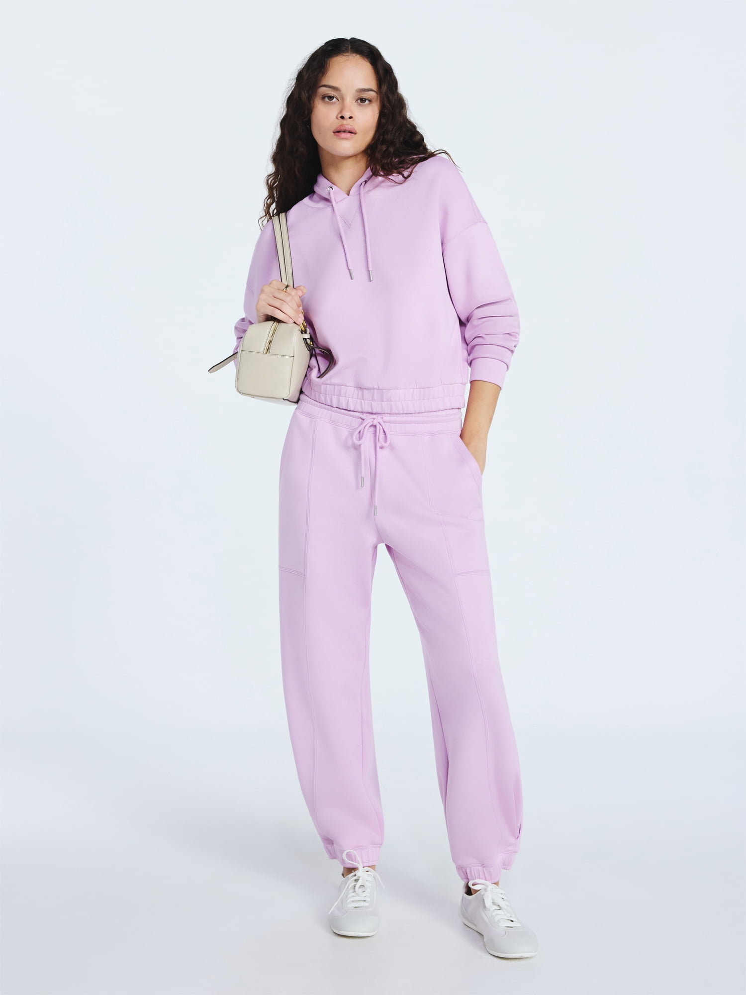 Scoop Women's and Women's Plus New Scubaknit Barrel Pants, Sizes XS-4X