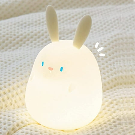 

Night light baby breastfeeding light with 20 minutes timer portable children s night lamp rabbit dimmable LED bedside lamp for breastfeeding baby room decoration USB rechargeable gifts for