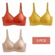 thumbnail image 2 of Sujetador de 3 uds para mujer, Sujetador de látex sin costuras, Bralette de realce con almohadilla, sujetador, sujetador inalámbrico, sujetador cómodo íntimo para mujer// kaili Sencillez, 2 of 3