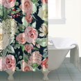 thumbnail image 5 of Waterproof Pioneer Shower Curtain 72x84 Inch Polyester Unique Cute Floral Shower Curtain for Bathroom Hotel Home Decor with 12 Plastic Hooks, 5 of 5