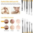 thumbnail image 2 of 5pcs Blackhead Acne Comedone Pimple Blemish Extractor Remover Stainless Tool Kit, 2 of 10