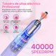 thumbnail image 5 of Nail Drill para U&ntilde;as Profesional,40000RPM Torno Electrico,para U&ntilde;as con 6 Tipos Cabezales de Lijado y Bandas de Lijado,Velocidad Ajustable M&aacute;quina de Lima U&ntilde, 5 of 9
