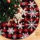 thumbnail image 5 of Falda para árbol de Navidad, tapete para árbol de Navidad, decoración navideña para fiestas navideñas, decoraciones para patio, adornos para interiores y exteriores., 5 of 5